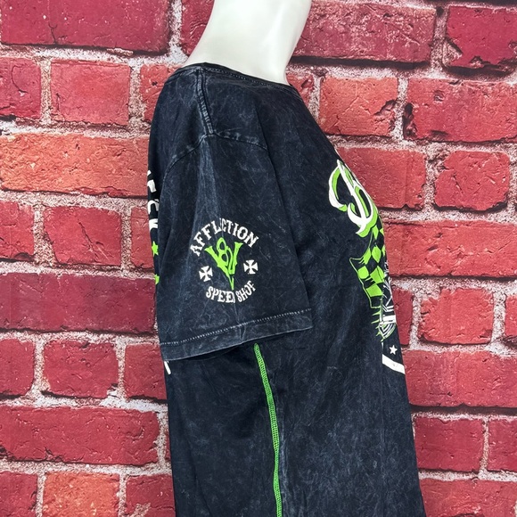 Affliction Daytona Women’s Graphic Baby Tee -Size: XL - NWT - Picture 5 of 12